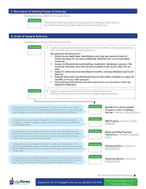 NH Power of Attorney for Financial Affairs - Updated 8/24